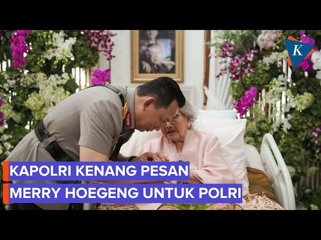 Kapolri Kenang Pesan Eyang Merry, Lanjutkan Teladan Jenderal Hoegeng