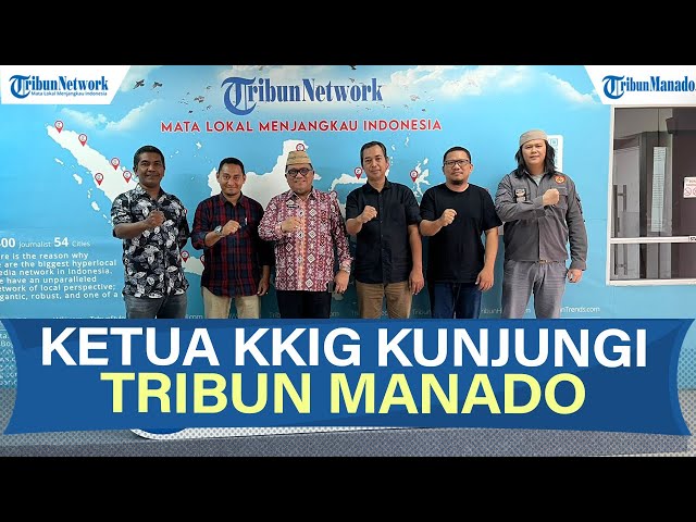 Ketua KKIG Sulut Ulyas Taha Berkunjung ke Kantor Tribun Manado