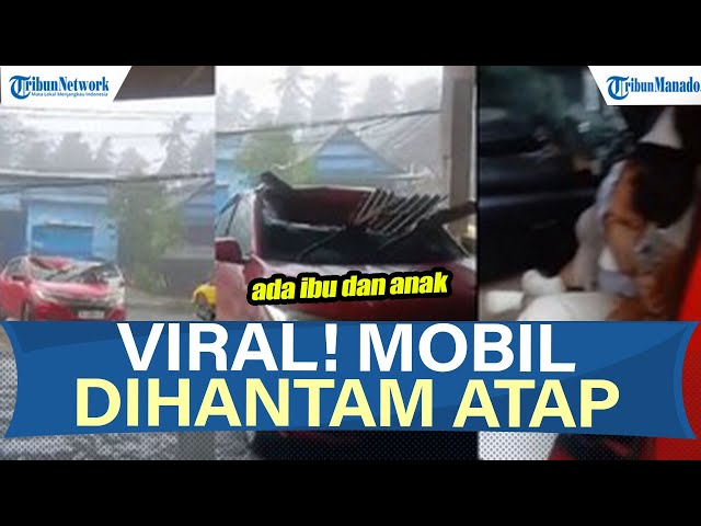 Dramatis! Detik-Detik Ibu Peluk Balita Saat Mobil Dihantam Atap Terbang di Bulukumba