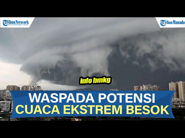WASPADA INFO BMKG POTENSI CUACA EKSTREM BESOK KAMIS 16 APRIL 2026, CEK DI WILAYAHMU