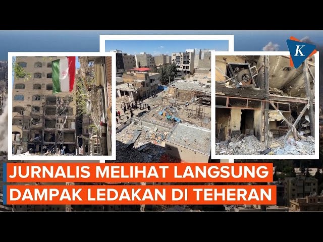 Jurnalis Saksikan Langsung Jejak Serangan Mematikan di Teheran